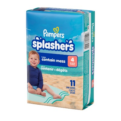 Pampers Splashers Disposable Swim Diapers Convenience Pack - Size 4 - 11ct