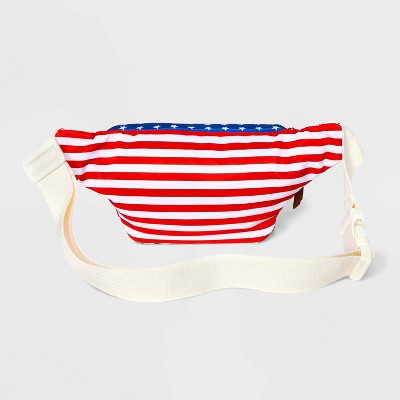 Americana Belt Crossbody Bag - Mad Love Blue/Red