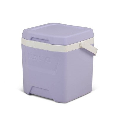 Igloo 18 Cans/12qt Hard-Sided Coolers - Lilac Breeze: Odor & Stain-Resistant Polyethylene