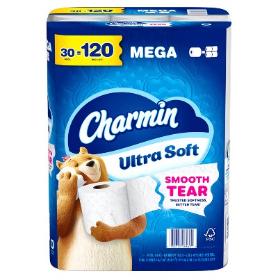 Charmin Ultra Soft Toilet Paper - 30 Mega Rolls