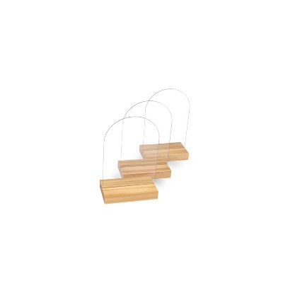 3pk Clear Signs - Bullseye's Playground