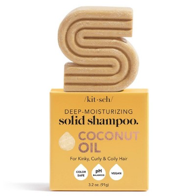 Kitsch-Mass Coconut Oil Deep-Moisturizing Solid Shampoo Bar - 3.2oz