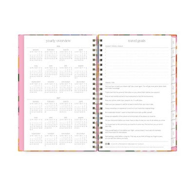 Rhi James for Blue Sky Weekly/Monthly Planner 15 Month Wirebound 5"x8" Textured Paper Hardcover - Ava Floral