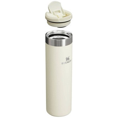 Stanley 20 oz Stainless Steel Aero Light Transit Bottle Cream: Dishwasher-Safe Tumbler for Hot & Cold Beverages