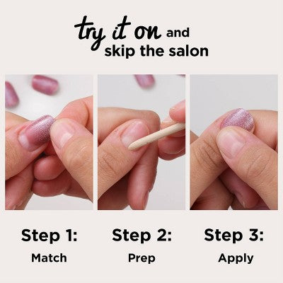 Sally Hansen Salon Effects Perfect Press-On Nails Kit - Cinna Snap - 24ct