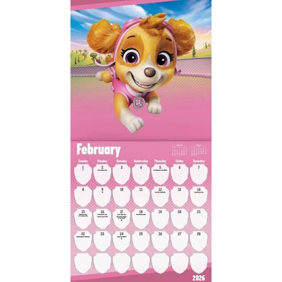 DateWorks 12"x12" 2026 Paw Patrol Wall Calendar