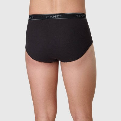 Hanes Premium Men's Cotton Stretch Briefs - Gray/Black S