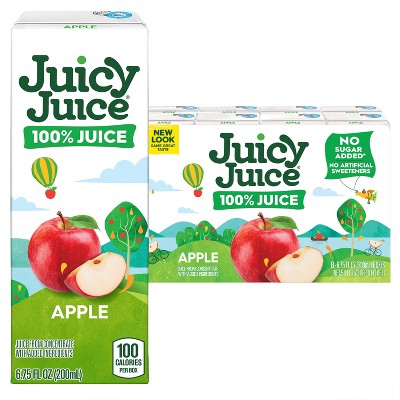 Juicy Juice Slim Apple 100% Juice - 8pk/6.75 fl oz Boxes