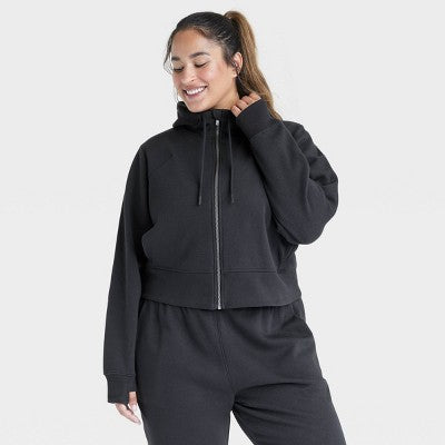 Women's Fleece Full Zip Hooded Sweatshirt XXL