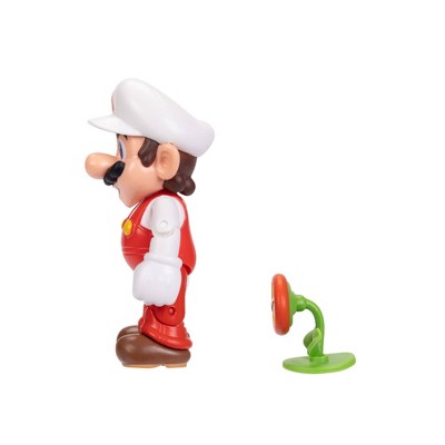 Nintendo Super Mario Fire Mario with Fire Flower Action Figure