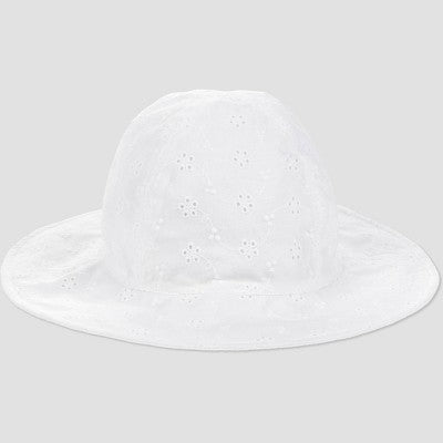 Carter's Just One You? Baby Girls' Eyelet Swim Hat - White 12-18M