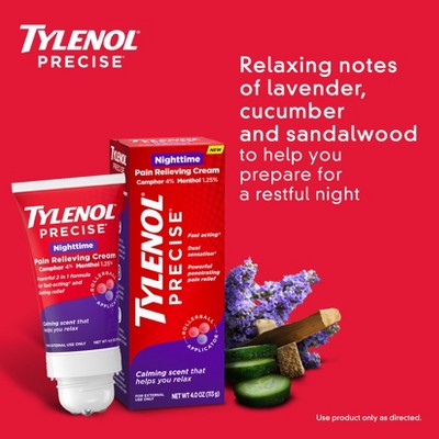Tylenol Topical Analgesic Night-Time Pain Relieving Cream - 4oz