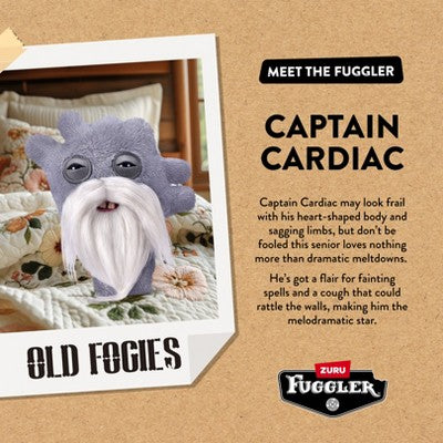 Fuggler 9" Old Fogies Captain Cardiac Stuffed Animal