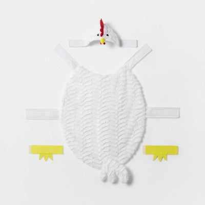 Halloween Full Body White Chicken Dog Costume - XL - Hyde and EEK! Boutique