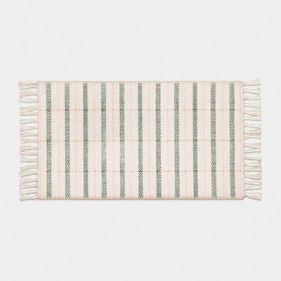 Spring Plaid Scatter Accent Rug - Pink/Green/Ivory - Threshold