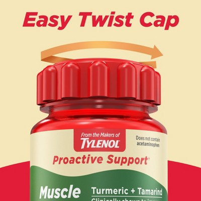 Tylenol Proactive Support Muscle & Joint Relief - 30ct: Oral Caplet, 250mg Strength