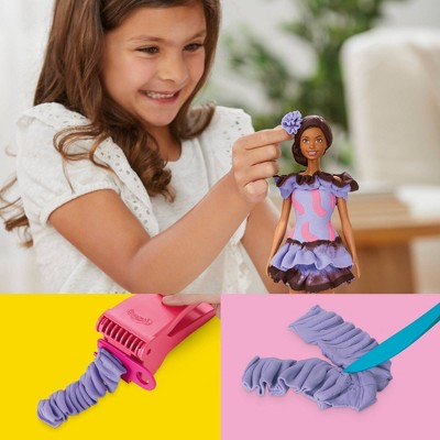 Play-Doh Barbie Fashionista Ruffles Designer Doll Set