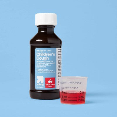 Children's Cough Liquid - Cherry - 4 fl oz - up&up