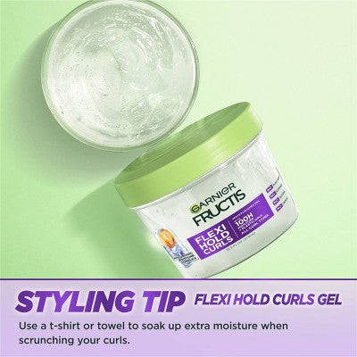 Garnier Fructis Flexi Hold Curls Moisturizing, Defining & Styling Gel - 12.5 fl oz