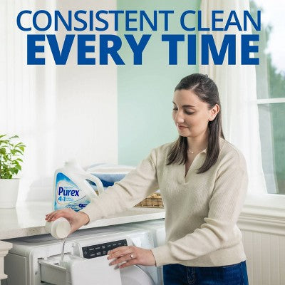 Purex Unscented Free Clear Liquid Laundry Detergents 115 Loads - 150oz