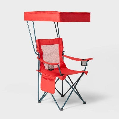 Canopy Folding Mesh Chair Red - All in Motion (LOCAL PICKUP ONLY)