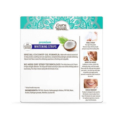 GuruNanda Sig-Nature Whitening Strips - 14ct