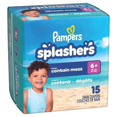 Splashers Pampers Swim Diapers Jumbo Pack - Size 6+ - 15ct