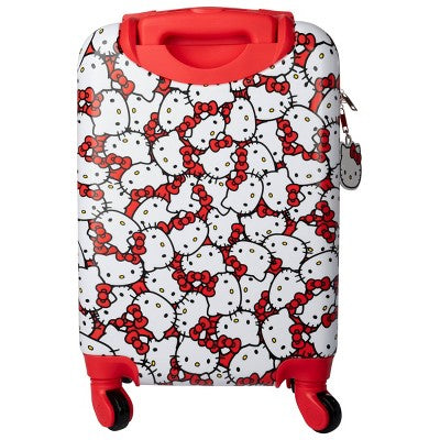 Hello Kitty Hardside Carry On Spinner Suitcase - Red/White