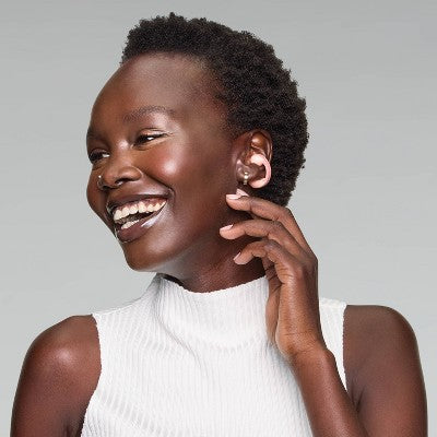 Open-Ear Jewelry Earbuds - heyday Peach: True Wireless USB-C, Sweat-Resistant