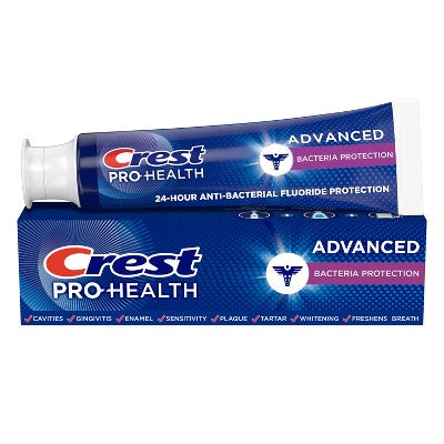 Crest Pro-Health Advanced Bacteria Protection Fluoride Toothpaste Mint - 5.1oz