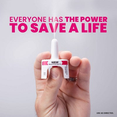 NARCAN Nasal Spray 4mg Single Dose Opioid Overdose Emergency Treatment - 2ct