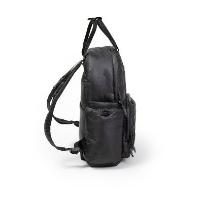 7am Enfant Diaper Bag Backpack with Portable Changing Pad - Water Resistant Shell - Black