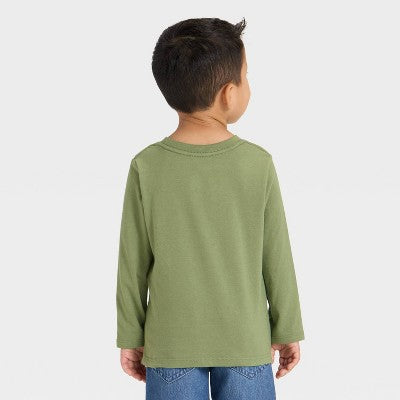 Toddler Boys' Dinosaur Graphic T-Shirt - Cat & Jack Green 18M