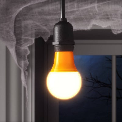 2pk LED Halloween Novelty Replacement Bulbs Orange