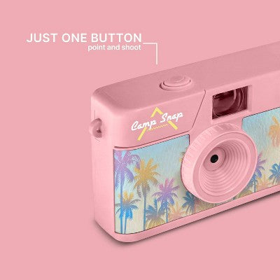 Camp Snap 1 Screen-Free Digital Camera - Pink Palms