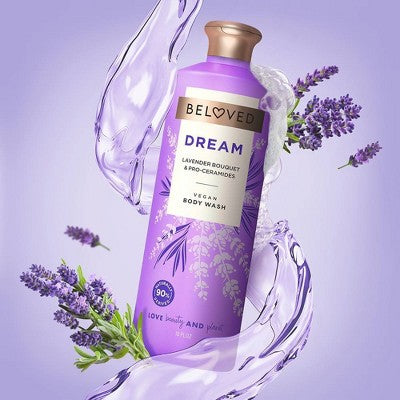 Beloved Dream Vegan Body Wash with Lavender Bouquet & Pro-Ceramides - 18 fl oz