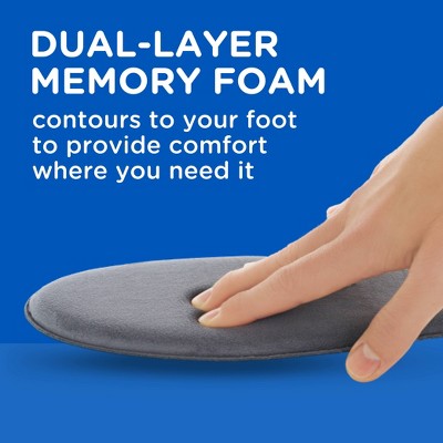 Dr. Scholl's Cushy Comfort Memory Foam Insole, Trim to Fit - Unisex - M Shoe Size 7-13, W Shoe Size 5-10 - 1 Pair