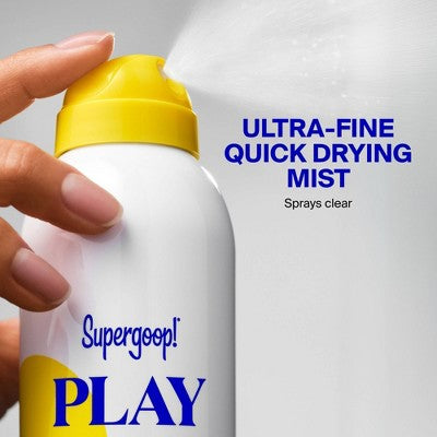 Supergoop! PLAY Antioxidant Body Sunscreen Mist with Vitamin C - SPF 50 - Sunny Citrus - 3 fl oz
