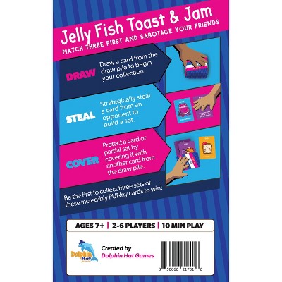 Dolphin Hat Games Jelly Fish Toast and Jam Card Game