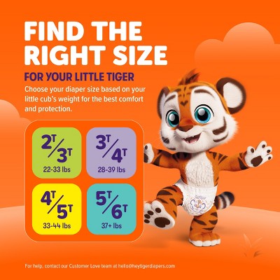 Hey Tiger Disposable Training Pants - 5T-6T - 46ct