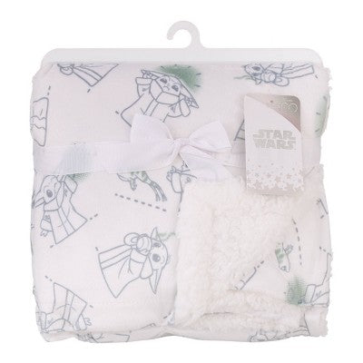 Disney Grogu Plush Baby Blanket