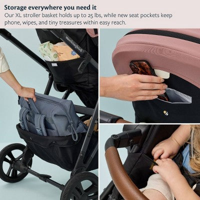 Mockingbird Modular Single-To-Double Full Size Stroller 3.0 - Black (LOCAL PICKUP ONLY)