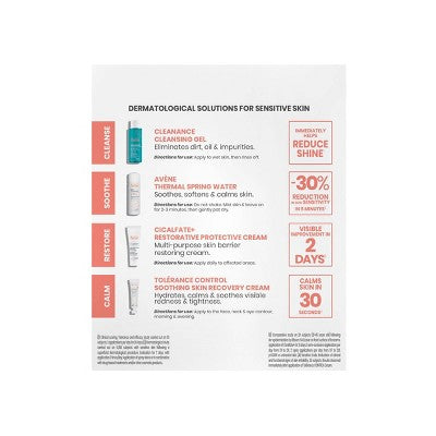 Avene Dermatologist Recommended Sensitive Skin Starter Kit - 4ct