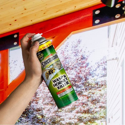 Spectracide 18.5oz Wasp and Hornet Killer Aerosol: Jet Spray, 27ft Reach, Kills Insects
