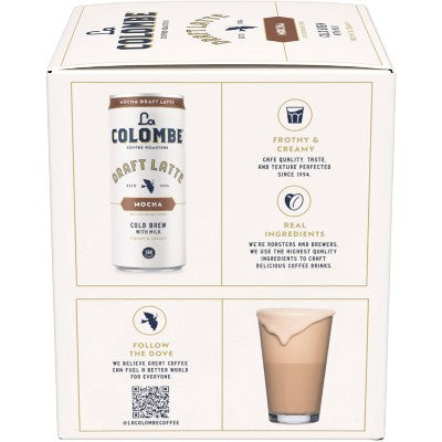 La Colombe Mocha Draft Latte - 4pk/9 fl oz Cans