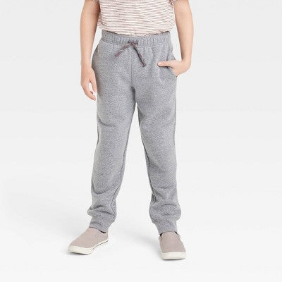 Boys' Fleece Jogger Pants - Cat & Jack Gray M