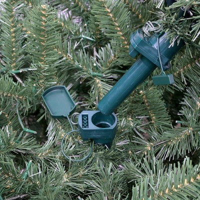 Philips 7.5' Lit Balsam Teardrop Bicolor Multi Function Twinkle Led Lights Autoconnect Foot Pedal with Remote Control (LOCAL PICKUP ONLY)