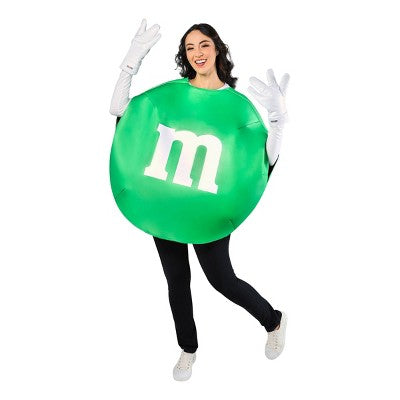 Rubies Kids' Mars M&Ms Round Candy Costume Apparel Set Green One Size