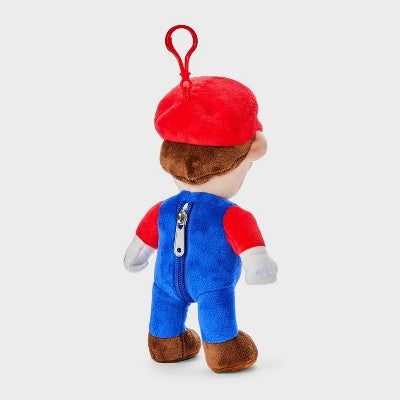 Boys' Super Mario Plush Bag Charm - Red/Blue