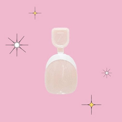 Olive & June Pressies Fake Nails - XS/S Round - Iconic French - 28ct